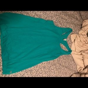 Gapfit teal tank top
